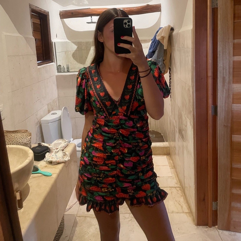 NWT Farm Rio Strawberry Mini Dress